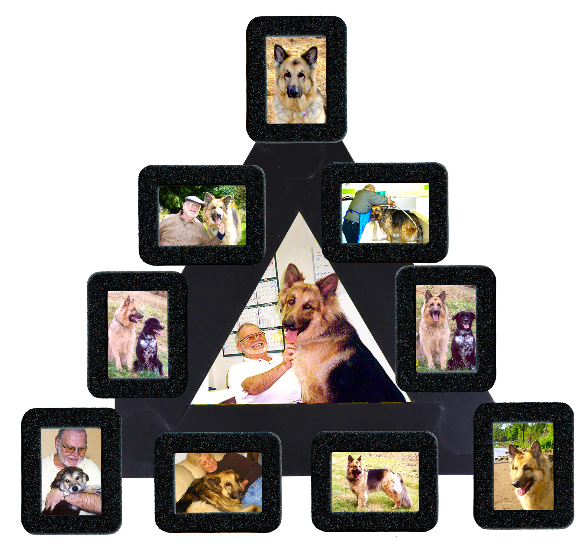 pet memorial photo collage