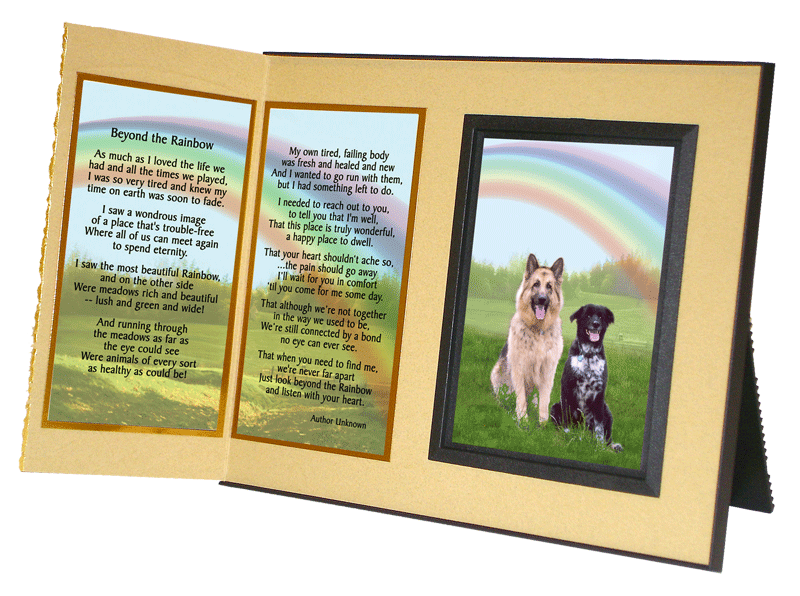 Beyond the Rainbow Poem For Thoughful Gift for Pet Loss