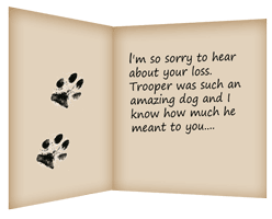 Tips on Writing a Pet Loss Condolence Note