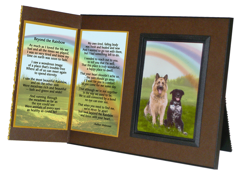 Beyond the Rainbow pet loss frame