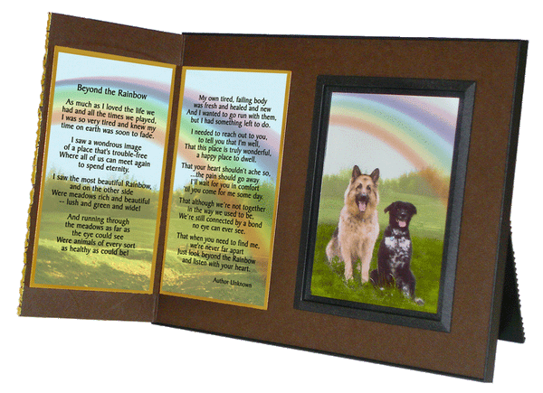 Beyond the Rainbow pet loss frame