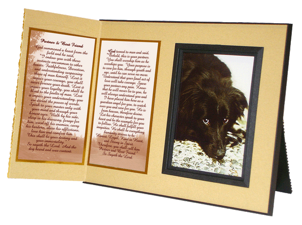 Dog Lover's Pet Loss memorial  picture frame gift