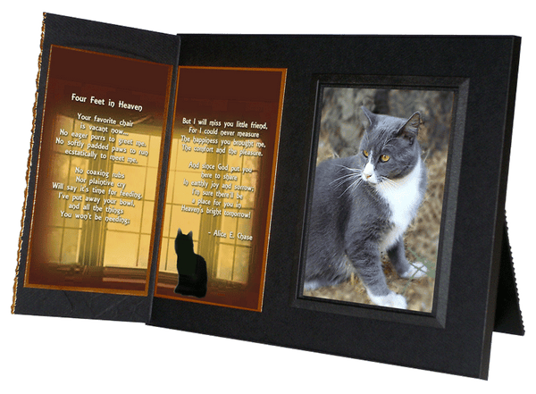 Cat Lover's Pet Loss Sympathy Frame and Memorial